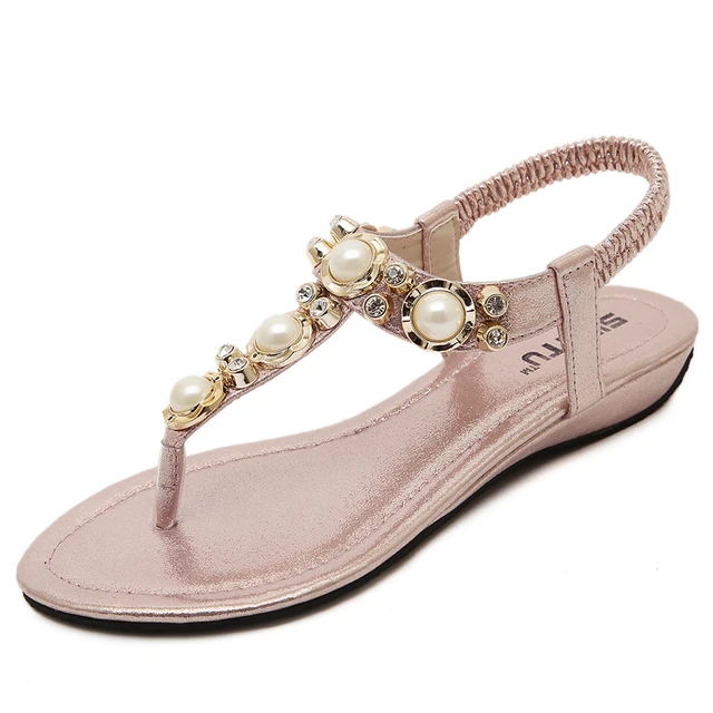 Women Summer Sandals Designer T strap Flip Flops Thong Flat Sandals Ladies Gladiator Sandal Shoes Women s Sandals AliExpress