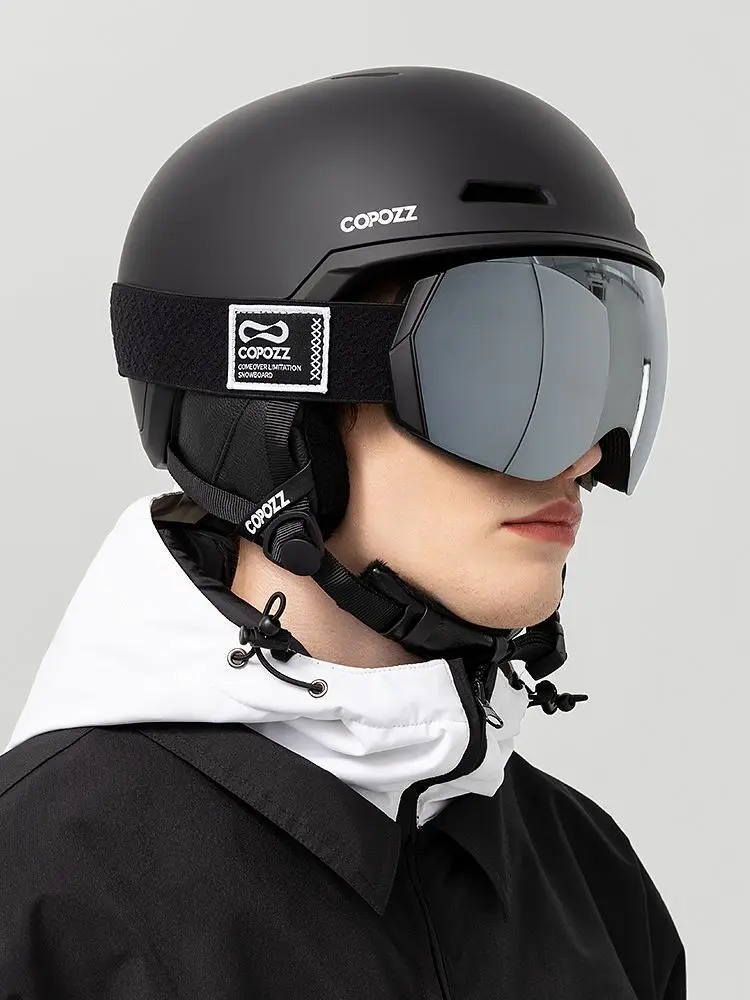 AliExpress COPOZZ Winter Ski Snowboard Helmet Half-covered Anti-impact Safety Helmet Cycling Snowmobile Skiing Protective For Adult And Kid