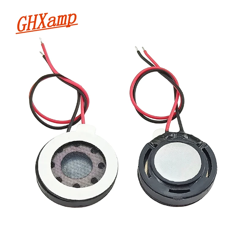 GHXAMP 13mm Mini Speaker Round Runway Loudspeaker 8Ohm 0.5W For MP4 Toys Cellphone Small Audio Unit 2pcs