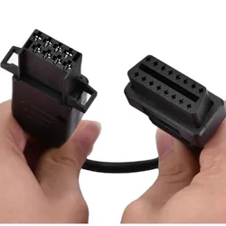 8 To 16 Pin Car OBD Adapter ELM327 Diagnostic Cable OBD2 Extension Connector For Volvo C30 S40 S60 V40 V50