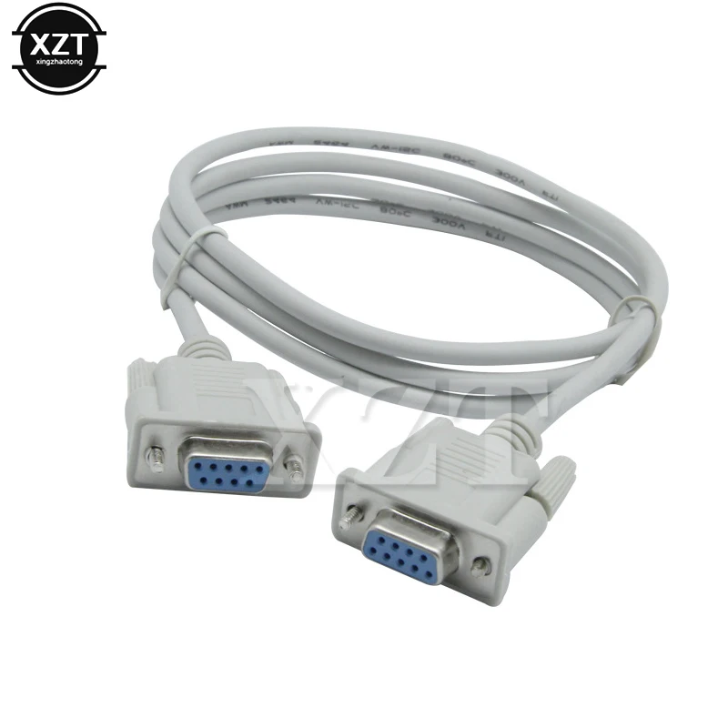 RS232 Cable to RS-232 DB9F to DB9F Female to Female DB9 Connector Serial Null Modem HDPE Insulation Design UL Standard Hot sale