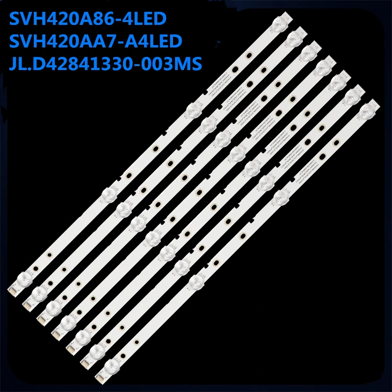 LED backlight strip  LED43K2000 SVH420A86_4LED SVH420AA7_4LED_REV02_20150410 SVH420A86-4LED SVH420AA7-A4LED  JL.D42841330-003MS