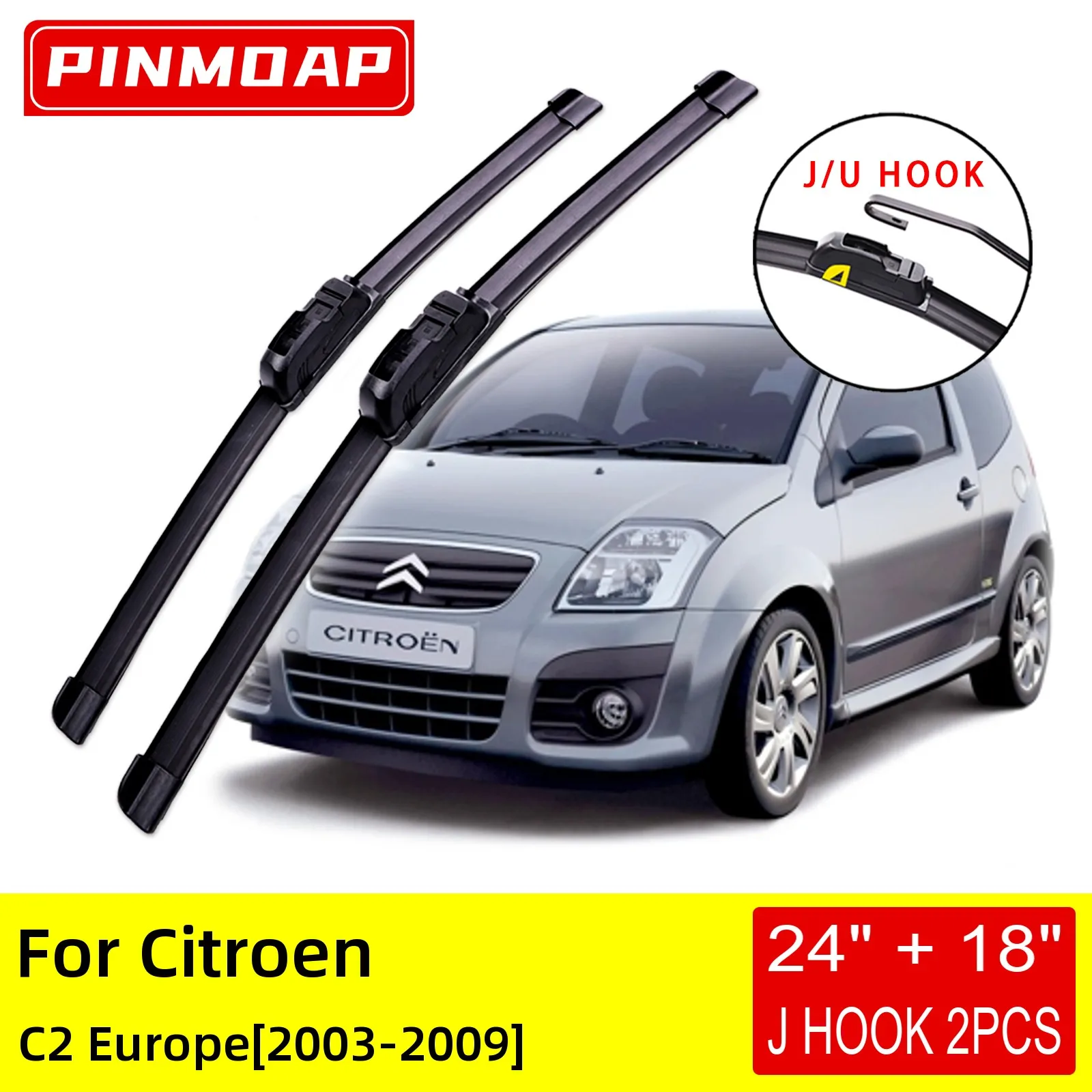 

Щетки стеклоочистителя передние для Citroen C2 Europe 2003 2004 2005 2006 2007 2008 2009