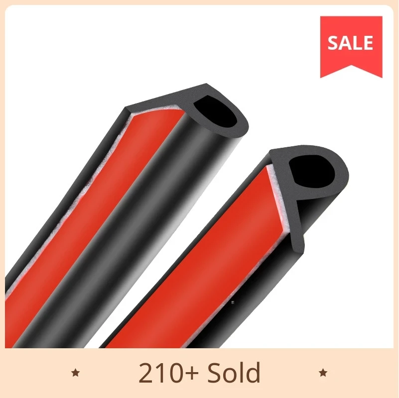 9 Shape Auto Rubber Seals Car Door Sealing Strip for Car Noise Insulation Soundproofing Car Rubber Seal