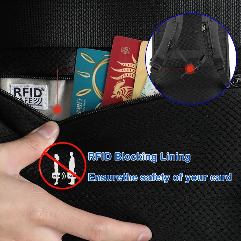 حقيبة ظهر جديدة للنساء من Tigernu مناسبة للكمبيوتر المحمول مقاس 15.6-19 بوصة حقيبة ظهر قابلة للتوسيع للسفر حقيبة ظهر نسائية مضادة للسرقة Mochila مع RFID