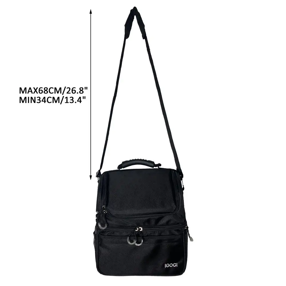 IGOGI Adult Lunch Box Insulated Lunch Bag Large Cooler Tote Bag for Men Women Double Deck Cooler