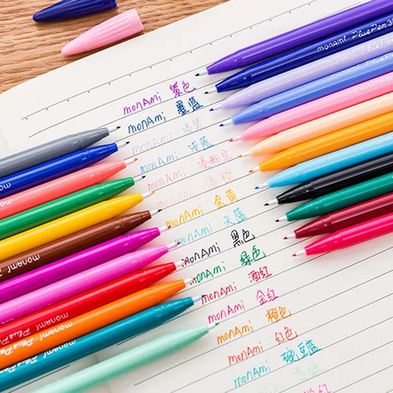 Fiber water pen color Korean stationery M 3000 Plus Pens drawing pen Art Markers
