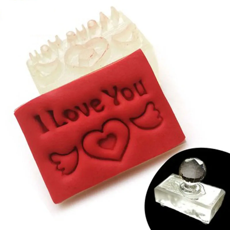 Handmade Soap Stamp for Making Chapters, Happy Birthday and Christmas Pattern, Home Cleaning Natural Seal, Acrylic Imprint