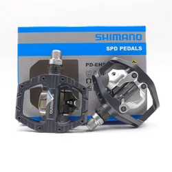 SHIMANO PD EH500 Dual-Sided Platform / Clipless SPD Pedals with Cleat SM-SH56 Original PD-EH500