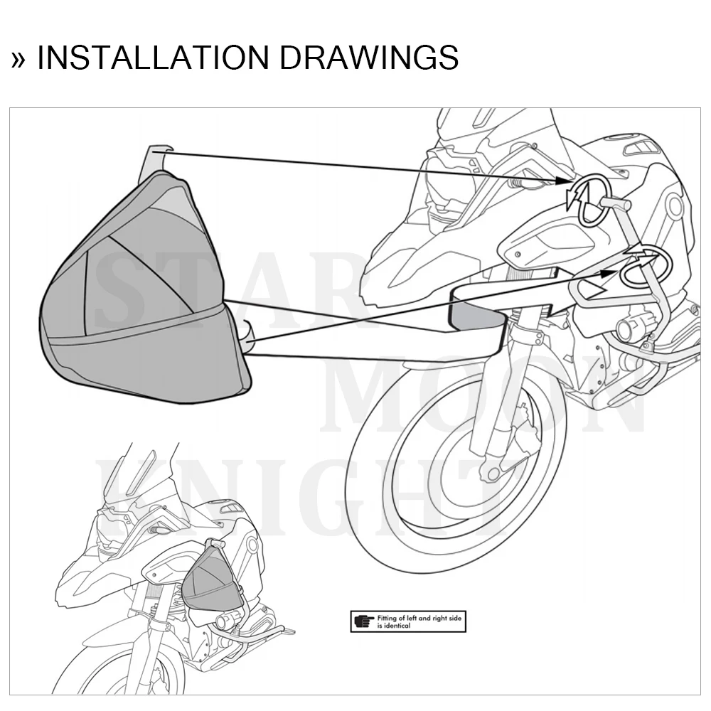 Cho Xe BMW R1200GS Phiêu Lưu LC R 1200 GS 2014 - 2020 2019 Xe Máy Khung Vụ Tai Nạn Thanh Túi Chống Nước Công Cụ Sửa Chữa vị Trí Túi