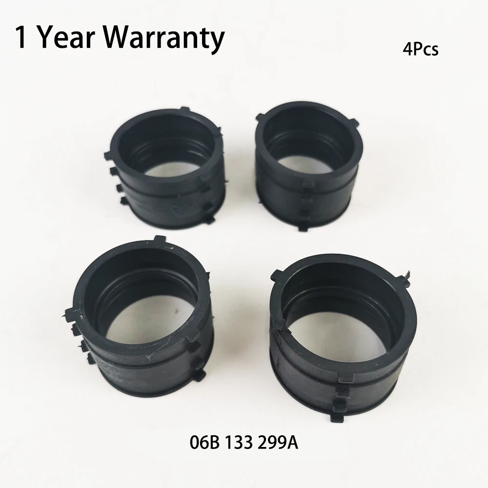 

4Pcs Engine Emission 2.0 Coupler Coupling Element Seals for VW Bora OE:06A133299A 06A 133 299A 06B133299C 06B133299A