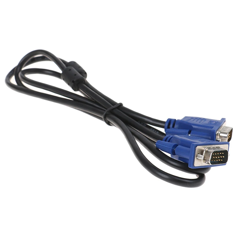 Newest 1pcs 1.5M Computer Monitor VGA to VGA Cable with HDB15 Male to HDB15 Male connector For PC TV Adapter Converter