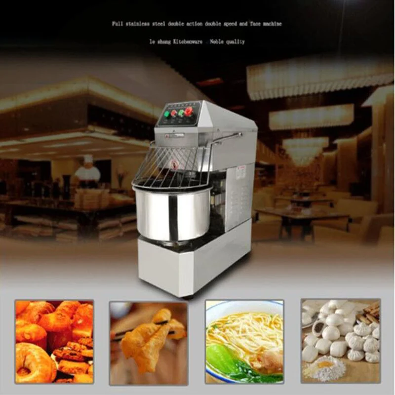 Electric Food Mixers  Speed Egg Flour Kneading Machine Baking Bread Dough Cake Maker & 5L Stainless Steel Bowl