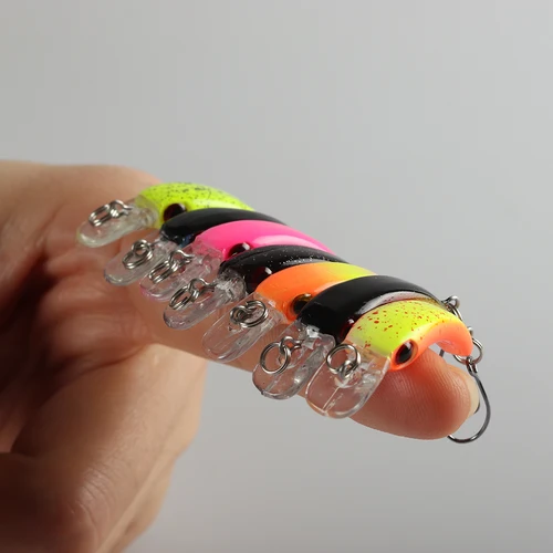 Imagen 2 del producto Nuevo Señuelo de pesca 1,3g 40mm trucha Mini Crankbait Wobblers aparejos de pesca manivela de pececillo de agua dulce cebo duro Artificial lubina