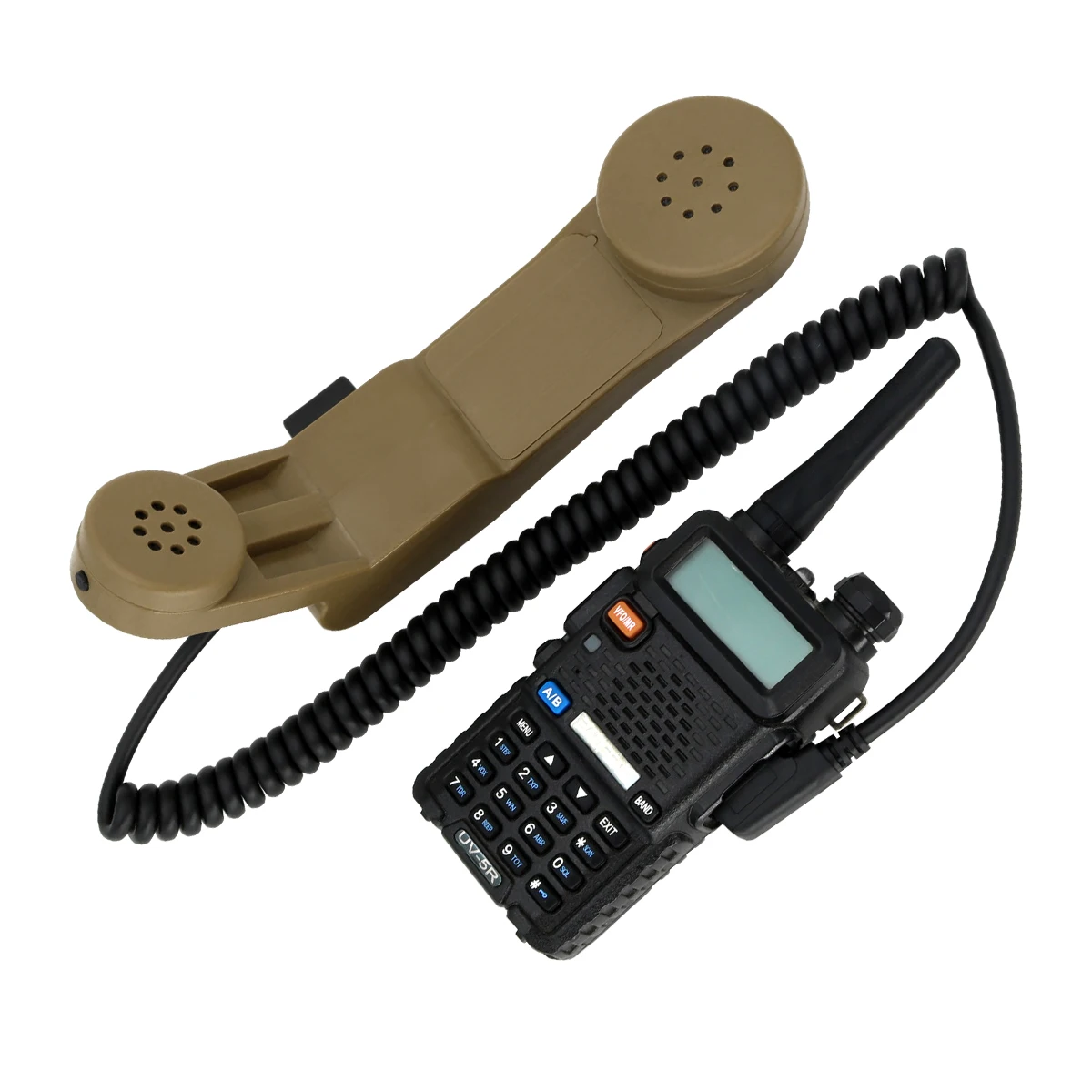 TAC-SKY For Baofeng Walkie-Talkies UV-5R UV-6R An Military Broadcast Microphone Handheld Speaker Ptt H250 Kenwood Ptt