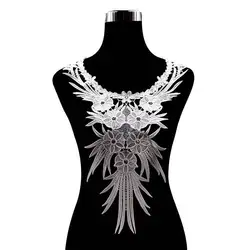 Lace embroidery corsage collar flower hollow fake collar DIY wedding dress accessories