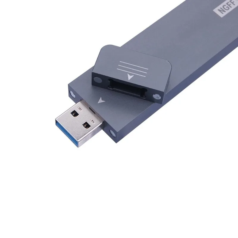M.2 Mobile HDD Enclosure NGFF To USB3.0 External SATA Protocol SSD Solid State Hard Disk Box Adapter Converter Expansion Case