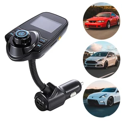 Car Bluetooth Cigarette Lighter Calling FM Radio Transmitter AUX MP3 USB Port Wireless Bluetooth FM Transmitter