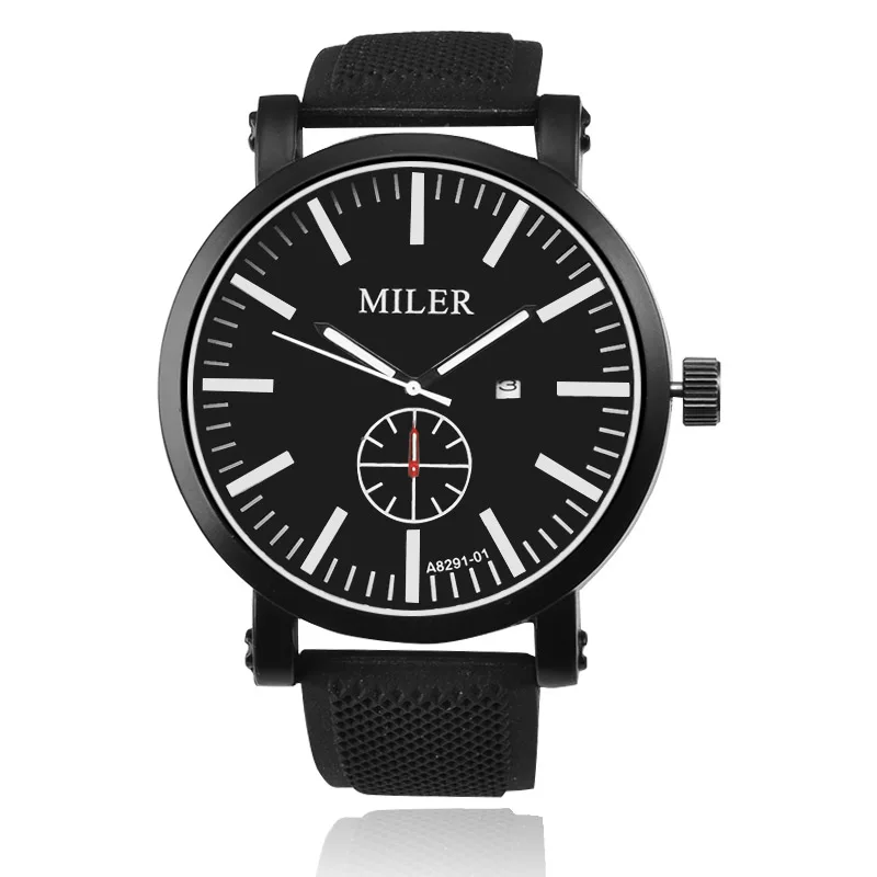 MILER Watch Men Watches Silicone Band Men Sports Watches Casual Quartz Wristwatches horloge heren orologio donna reloj hombre