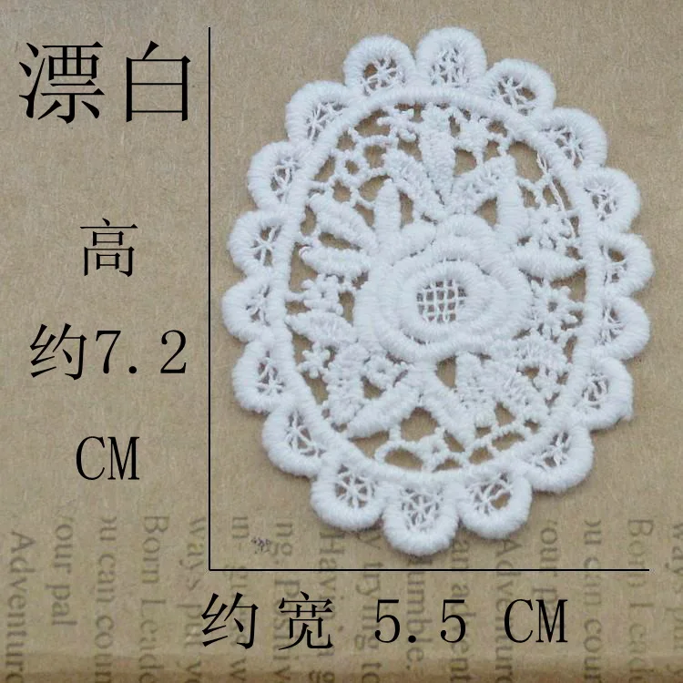 5ชิ้นเย็บปักถักร้อยผ้าฝ้ายผ้าแพทช์คริสต์มาสสีขาวรูปไข่A Ppliquesสําหรับเสื้อผ้าอุปกรณ์เย็บผ้าDiyหัตถกรรมเครื่องประดับสมุด