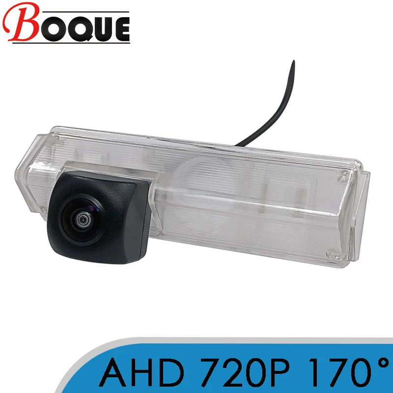 

BOQUE 170 Degree 1280x720P HD AHD Car Vehicle Rear View Reverse Camera for Mitsubishi Pajero Sport Dark Attrage Mirage G4 2008~