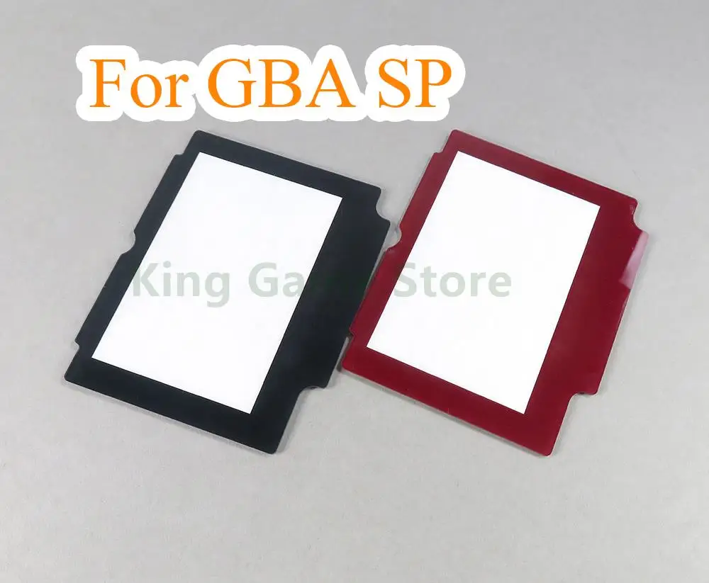 

Замена для GBA SP 20 шт./лот, красный, черный пластиковый протектор экрана для игровой консоли Game Boy Advance SP, панель экрана консоли