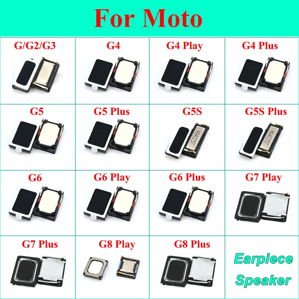 ChengHaoRan 2PCS Ear Earpiece Speaker For Motorola MOTO Z Play force Z2 M E E4 E5 E6 plus Power Ear Speaker Sound Earphone