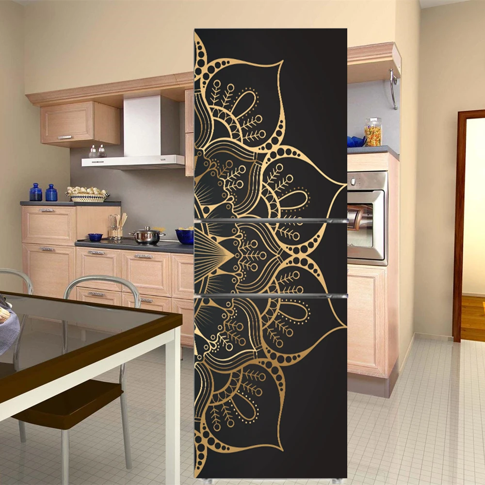 Big Speaker Self Adhesive Dishwasher Refrigerator Wrap Freezer Sticker Kid's Art Fridge Door Cover Wallpaper Kitchen Accessories