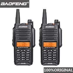 Baofeng-walkie-talkie UV-9R Original, Radio Comunicador de 10 km, IP67, resistente al agua, doble banda, UV9R, CB, transceptor de Radio, 2 uds.