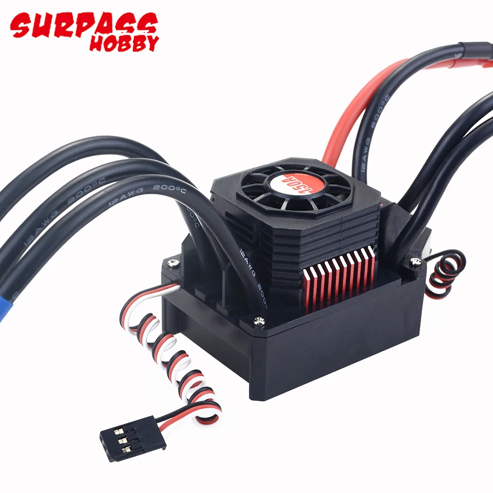 Surpass Hobby 4076 2000KV/2250KV Waterproof Brushless Motor With 120A/180A Brushless ESC For 1/8 RC Drift Racing Car Truck Toys