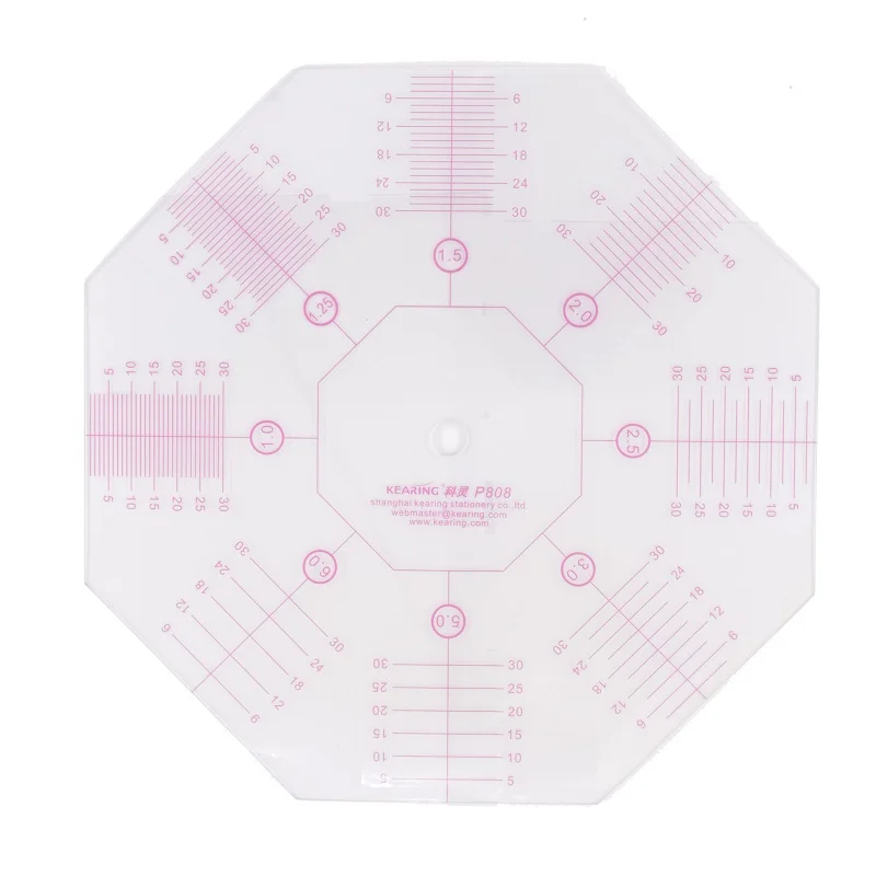Patchwork Ruler Seam Quitting Ruler 1.0 1.25 1.5 2.0 2.5 3.0 5.0 6.0 P808