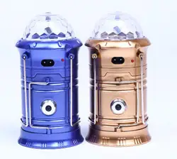 Outdoor USB Rechargeable Battery Lights Camping Disco Ball Lantern Starry Colorful Party Yard Lights Emergency Torch Portable