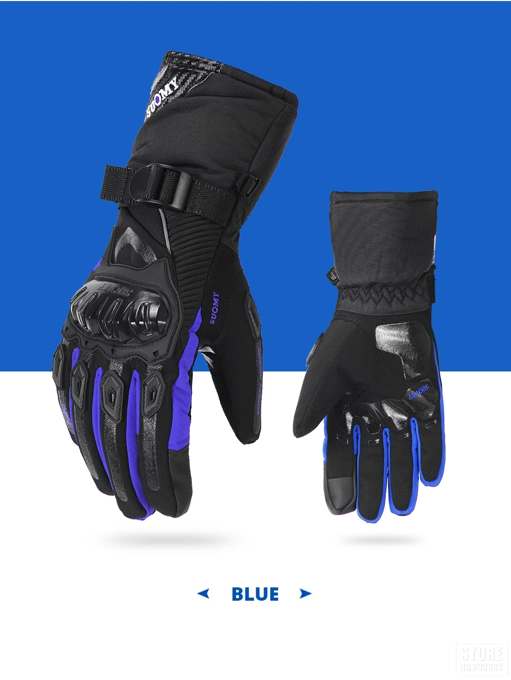 Motorrad Handschuhe Winddicht Wasserdicht Guantes Moto Männer Motorrad Reiten Handschuhe Touchscreen Moto Motocross Handschuhe Winter – Detail 20