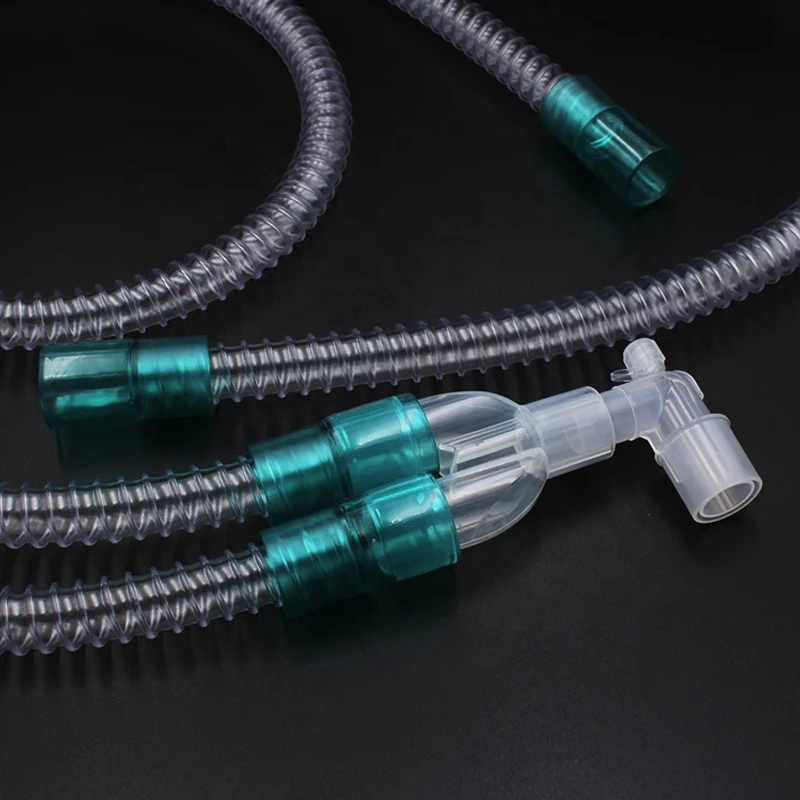 1pcs Disposable Expandable Anesthesia Breathing Circuit Tubing System 1.6m