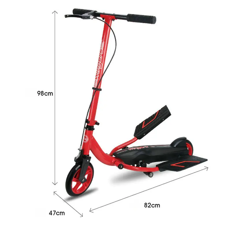 Double Wing Scooters - With Pedals Perfect For 8 Years And Up Children - Ride It Like A Bike