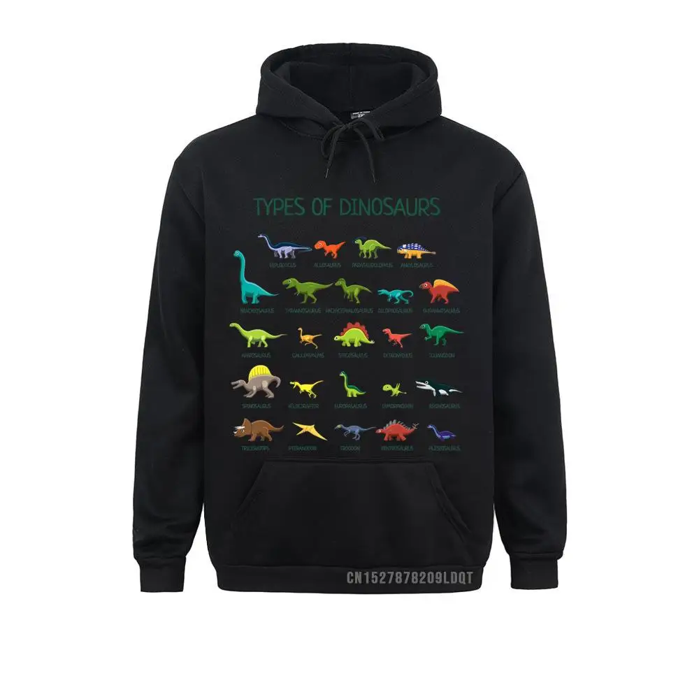 

Kids Types Of Dinosaurs Dino Identification Gift Sweatshirts For Men Winter Hoodies Sportswears Long Sleeve 2021