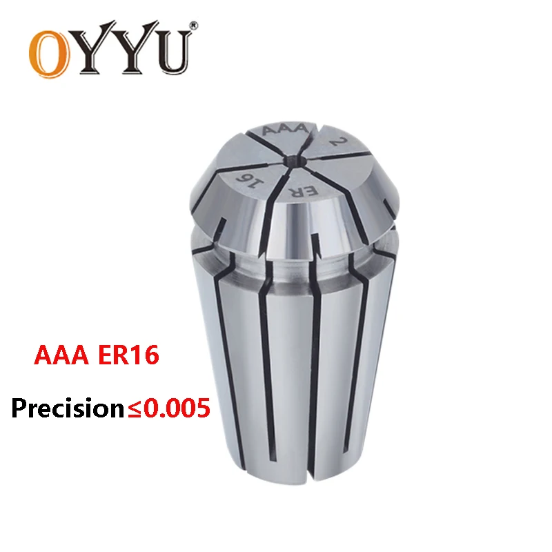 OYYU Spring Chucks High Precision AAA 0.005 ER16 2 3 4 5 6 7 8 910 Milling Tool Holder Collet for CNC Engraving Machine Lathe