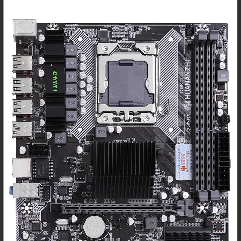 Imagem -05 - Huanzhi-placa Mãe para Computador de Construção Placa Mãe com Cpu Xeon X5650 1366 Ghz 2x4g 8g Ram Reg Ecc Anos de Garantia