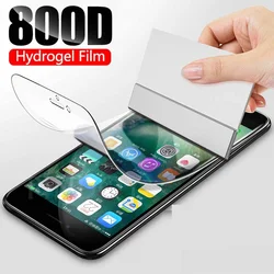 Safety Full Protection Glass For iPhone 7 8 6 6S 5 5S SE 2016 2020 Hydrogel Film Screen Protector For iPhone 6 6S 7 8 Plus Glass