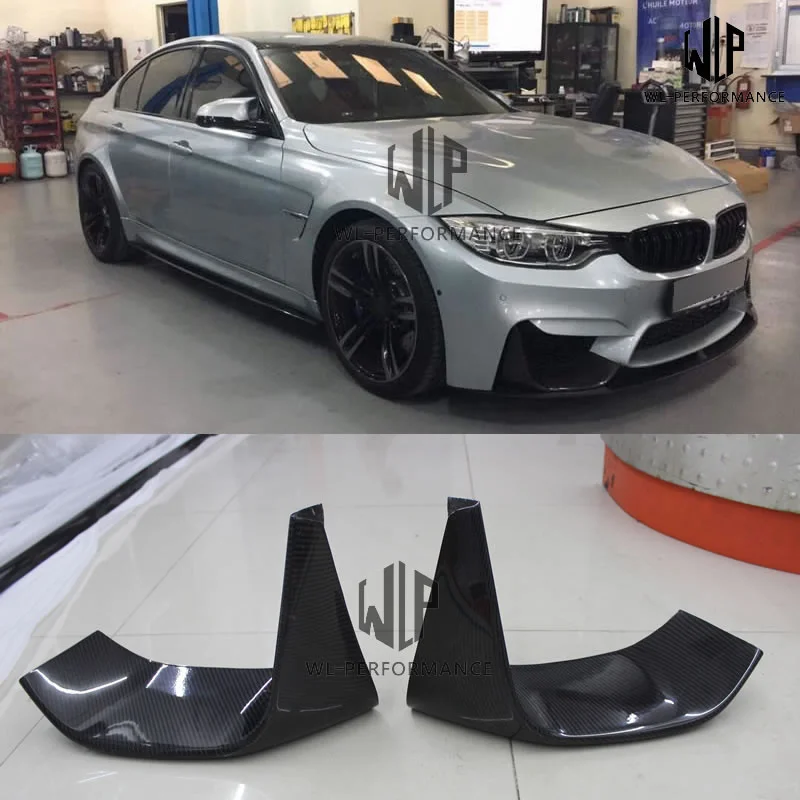 

F80 F82 M3 M4 Car Styling Front Bumper Aprons High Quality Carbon Fiber Side Splitter for Bmw F80 F82 M3 M4 Body Kit 2015