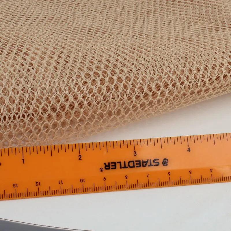 Solid Color Good Quality Thick Net Yarn Mesh Cloth Gauze Polyester Fabric, Patchwork Bag Inside Bags 150x100cm