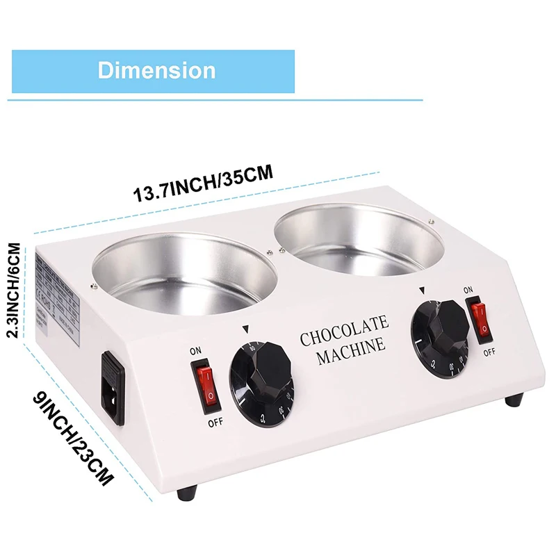 Chocolate Melting Pot Chocolate Tempering Machine  Control Heated device 110V Soap processing equipment Melting Double Pots 220v