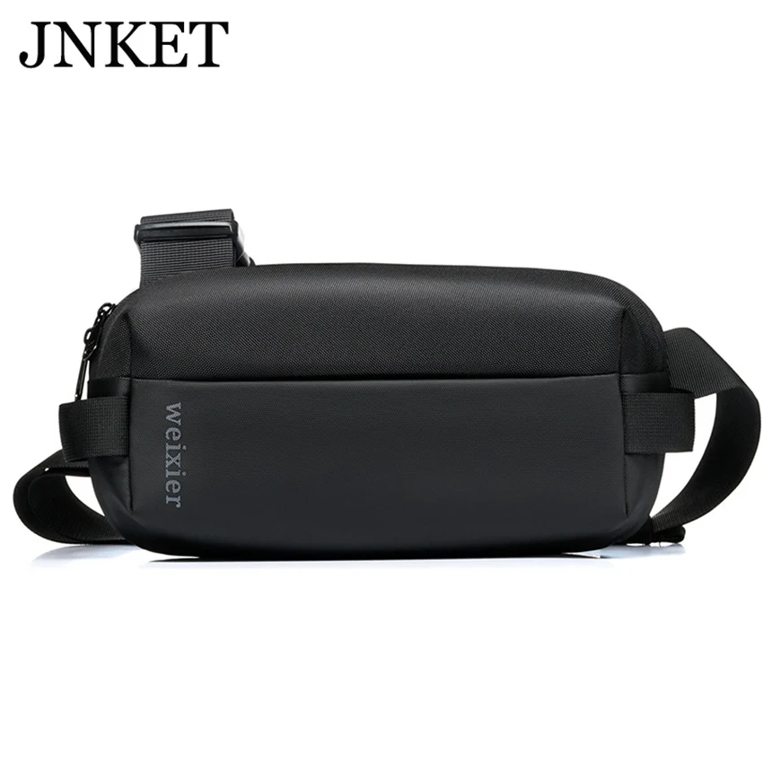 JNKET New Men Chest Backpack Shoulder Bag Sports Bag Sling Bag Leisure Crossbody Bag