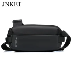 JNKET New Men Chest Backpack Shoulder Bag Sports Bag Sling Bag Leisure Crossbody Bag