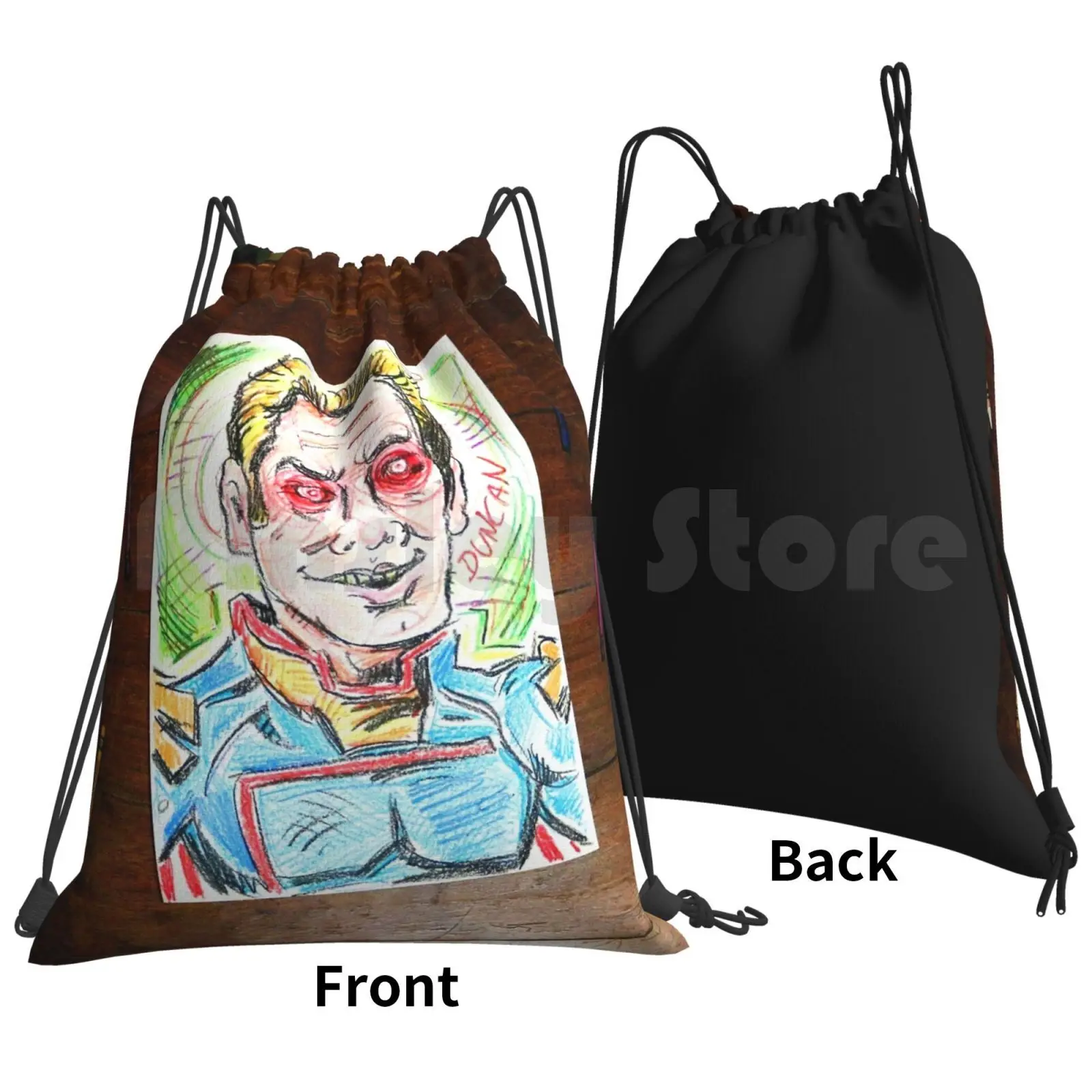 Super Jerk Backpack Drawstring Bags Gym Bag Waterproof Homelander Superhero Horror Halloween