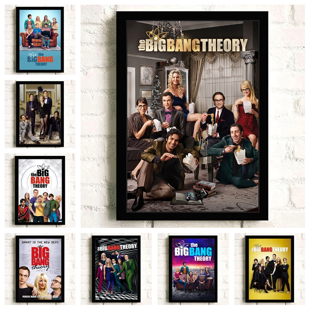 

Big bang theory tv movie wall artist home decorative canvas painting art nordic decoration hotel bar cafe living room poster