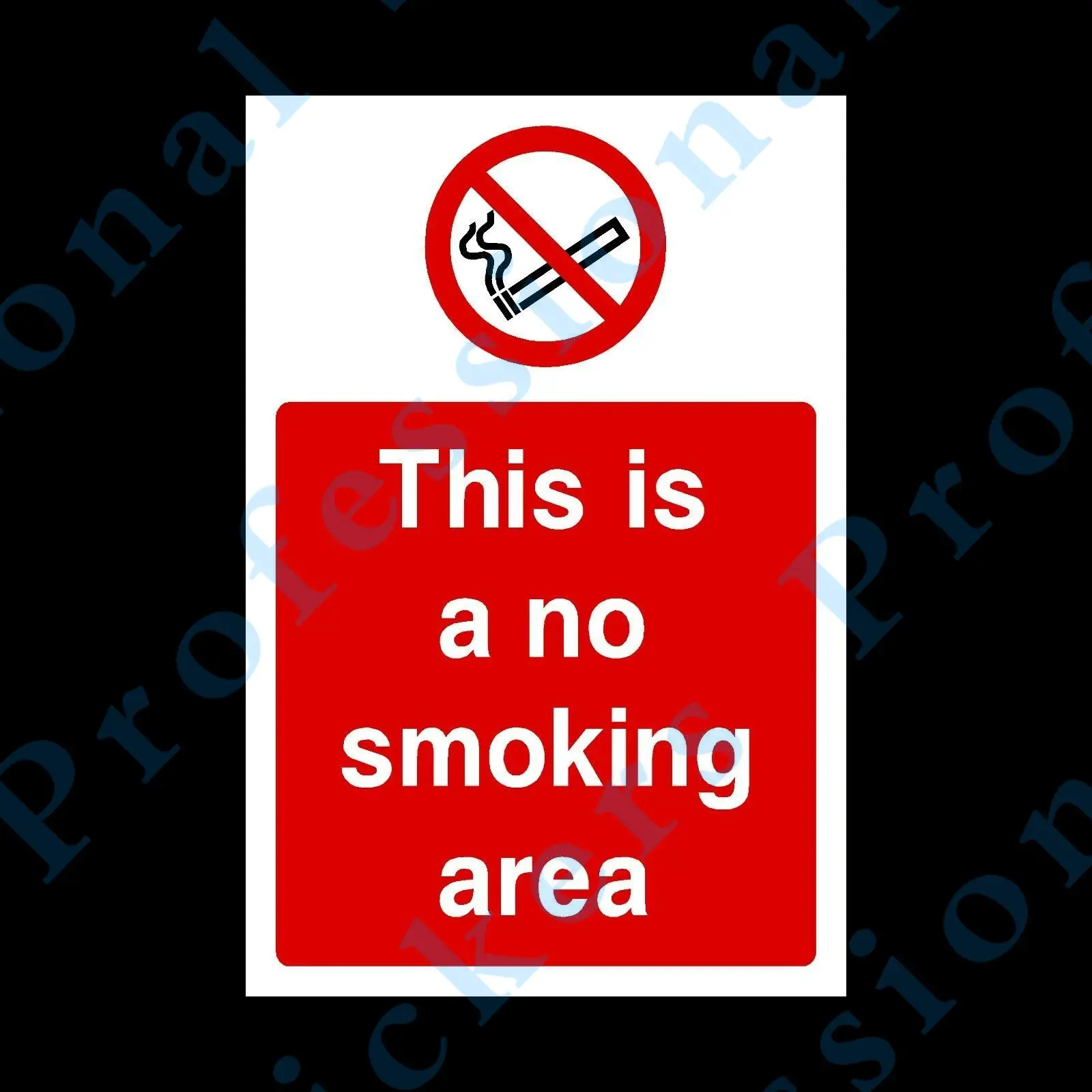 Warning sign NO SMOKING AREA SIGNS & STICKERS ALL SIZES! ALL MATERIALS! FREE P+P (PS50) Waterproof Vinyl  Motorcycle Decals