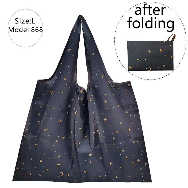 Large Size Reusable Foldable Shopping Bag High Quality Tote Bag Eco Bag T-shirt Bag Waterproof Shopkeeper Bags Handbags