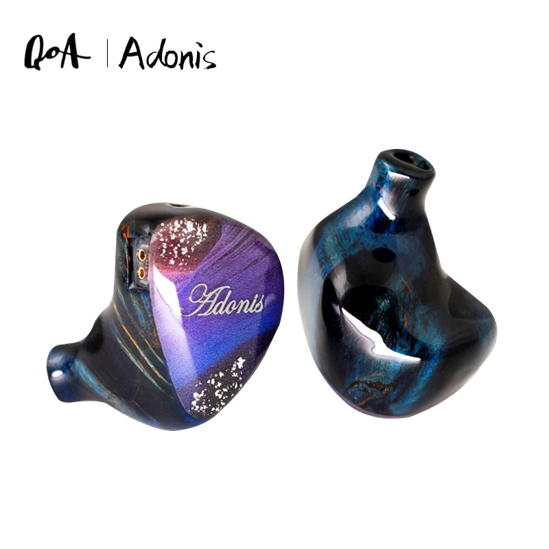 

QOA ADONIS 2BA + 1DD гибридные наушники-вкладыши HIFI DJ монитор наушники-вкладыши гарнитура с 2-контактным съемным кабелем