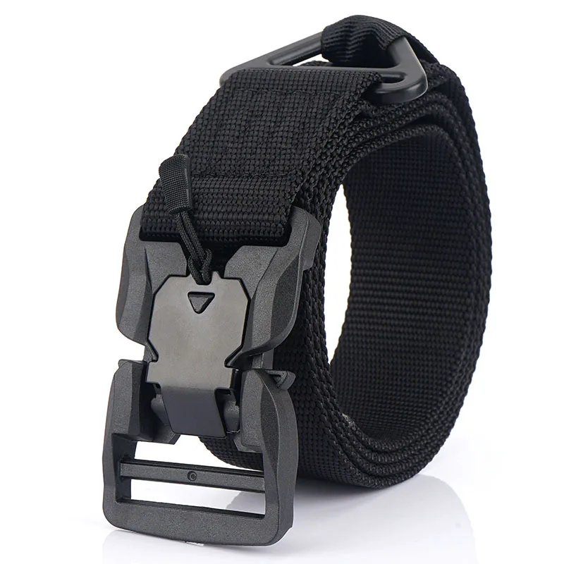 39MM Triangle Belt Buckle Head scratch-resistant Smooth Buckle zinc Alloy Adjustable Tactical Nylon Belt Bag Accessories